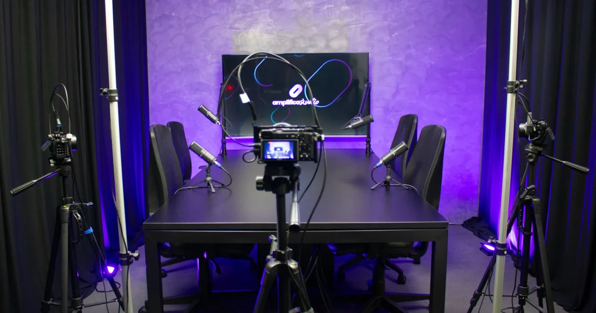 AmplificaStudio Estúdio para gravação de Podcasts