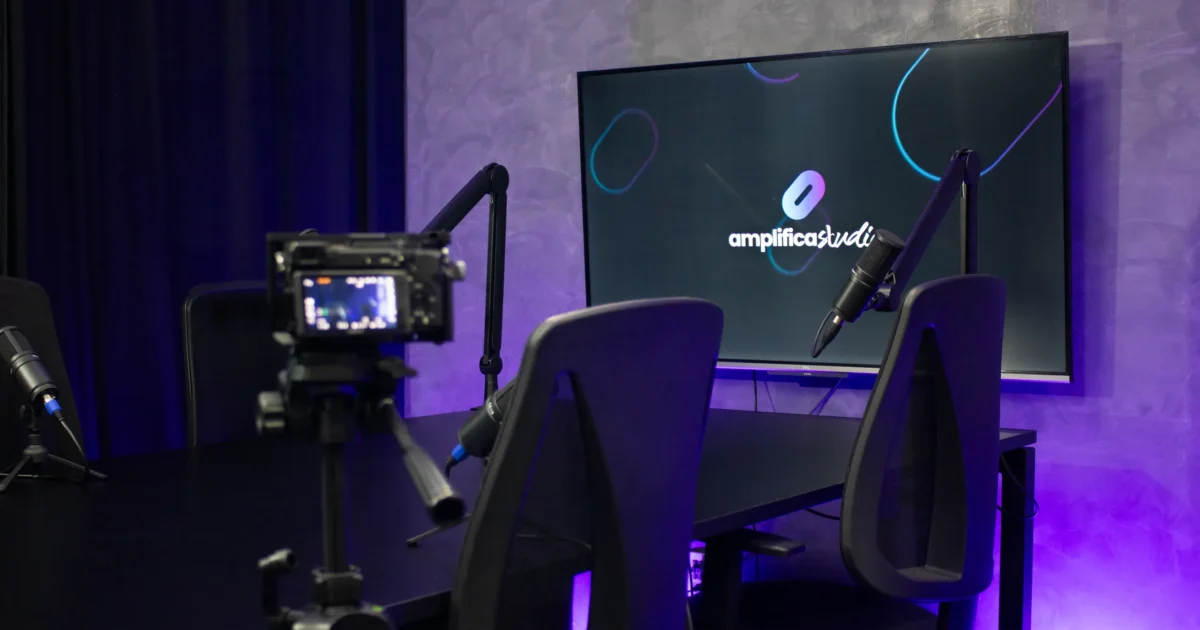 AmplificaStudio Estúdio para gravação de Podcasts