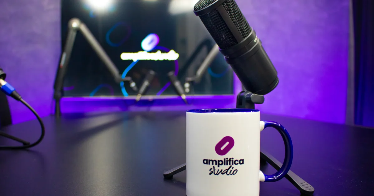 AmplificaStudio Estúdio para gravação de Podcasts