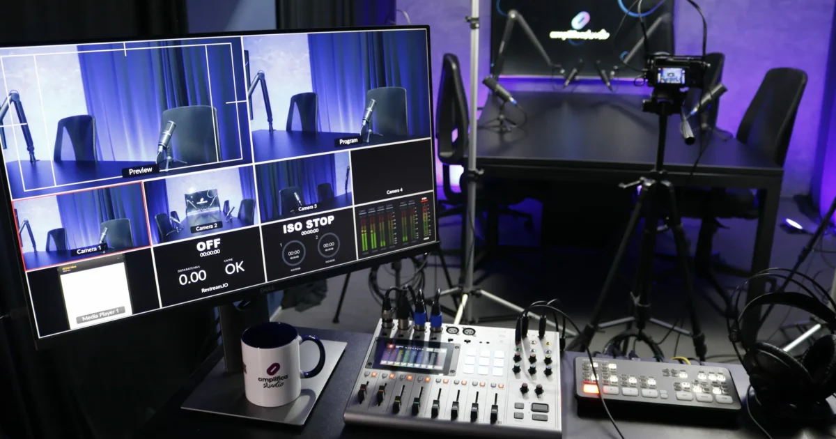 AmplificaStudio Estúdio para gravação de Podcasts